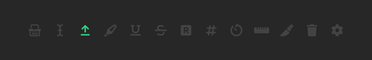 Text up function in Type