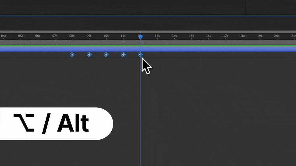 Expanding keyframes in After Effects