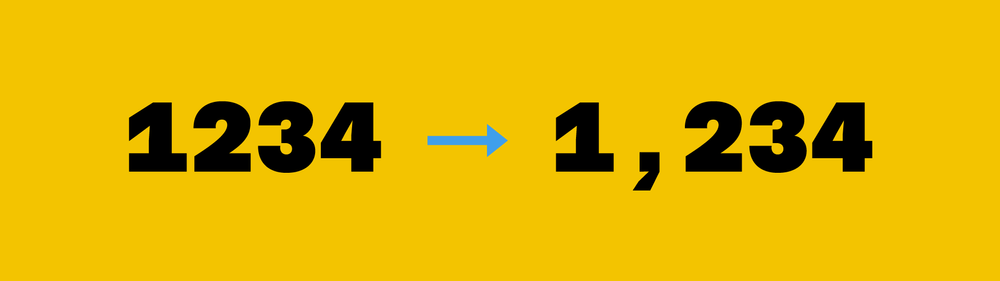 Thousand separators in After Effects