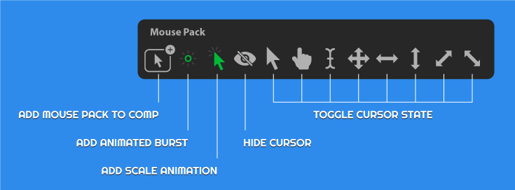 Mouse Pack panel UI